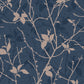 Belle Wallpaper - Navy & Copper - Boutique Luxury