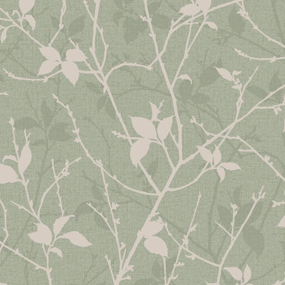 Belle Wallpaper - Sage - Boutique Luxury