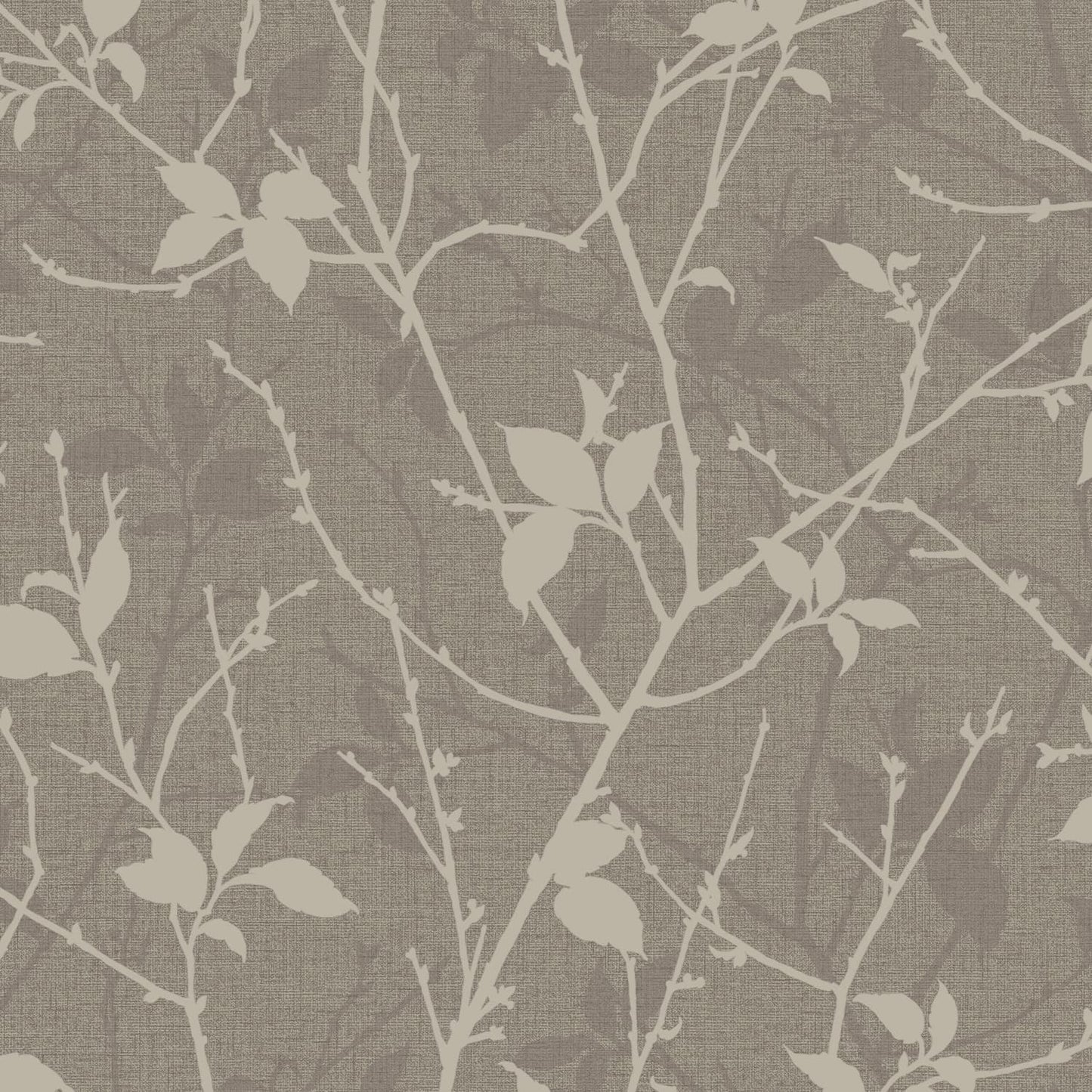 Belle Wallpaper - Taupe & Gold - Boutique Luxury