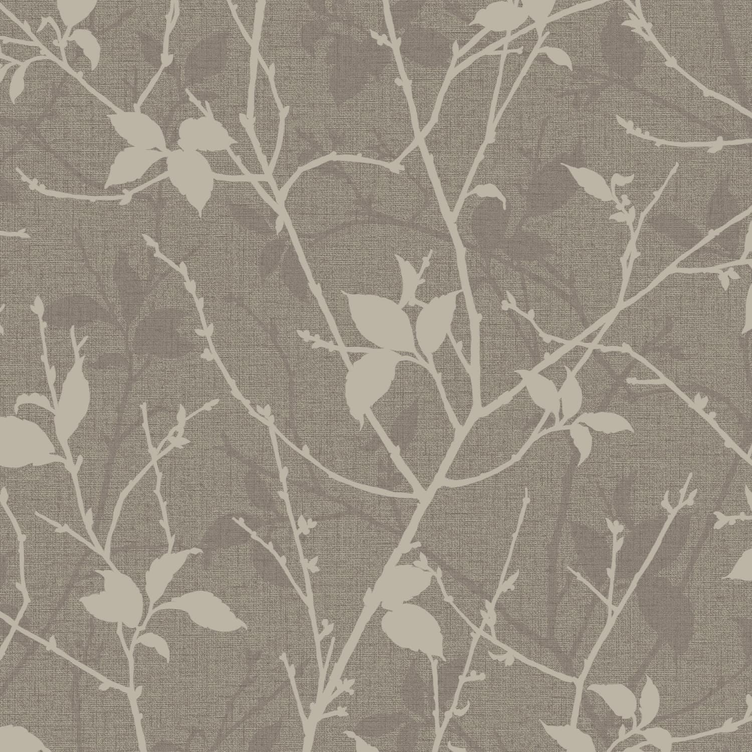 Belle Wallpaper - Taupe & Gold - Boutique Luxury