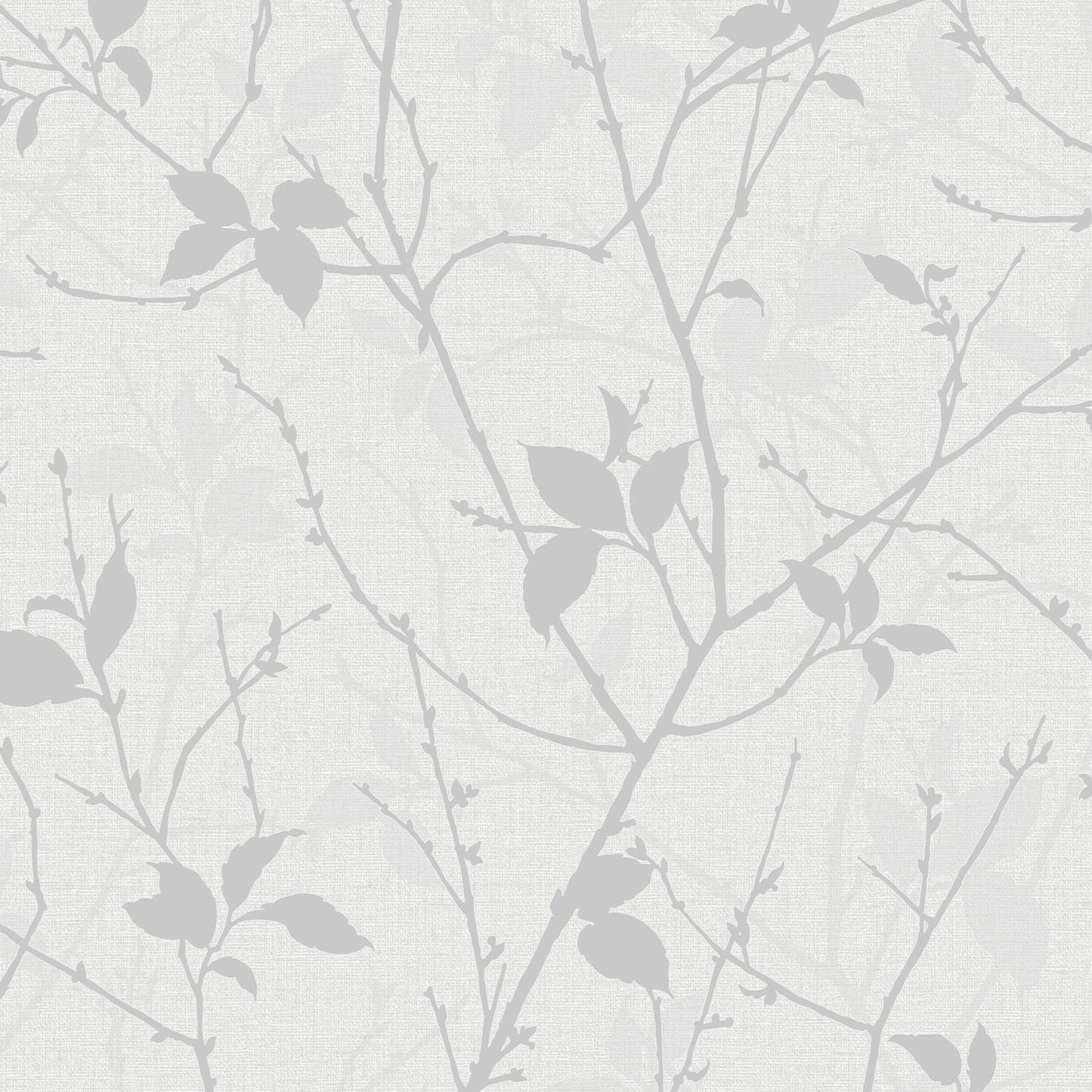 Belle Wallpaper - White & Silver - Boutique Luxury