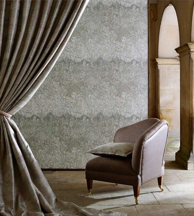 Belvoir Wallpaper - Mineral - ZKEM312652 - Zoffany