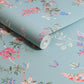 Birds & Roses Wallpaper - Blue - 125504 - Cath Kidston
