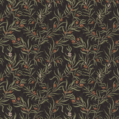 Bjorn Wallpaper - Chocolate - Summer Gray
