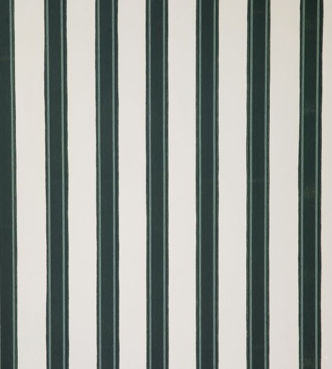 Block Print Stripe Wallpaper - Studio Green - 768 - Farrow & Ball