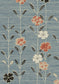 Blossom Wallpaper - Coral Sea - Lewis & Wood