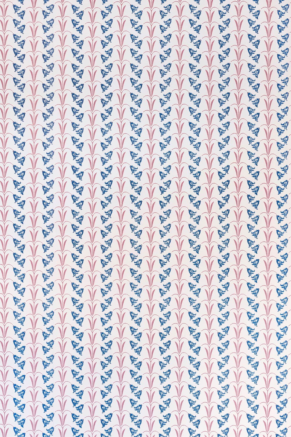 Bluebells Wallpaper - Blue / Raspberry - BG3000101 - Barneby Gates