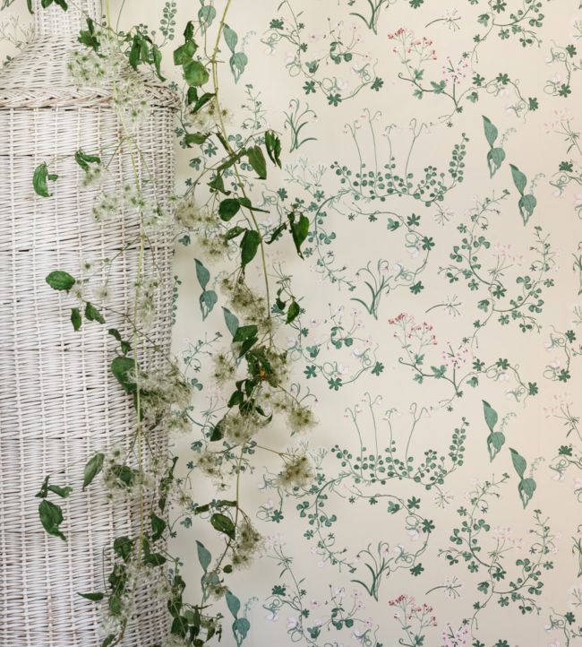 Botanica Wallpaper - Ivory - BG2400202 - Barneby Gates