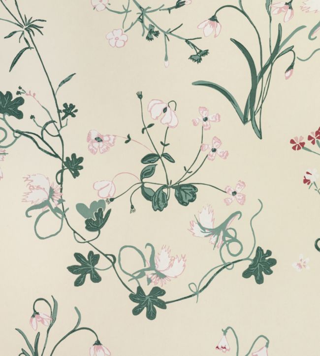 Botanica Wallpaper - Ivory - BG2400202 - Barneby Gates