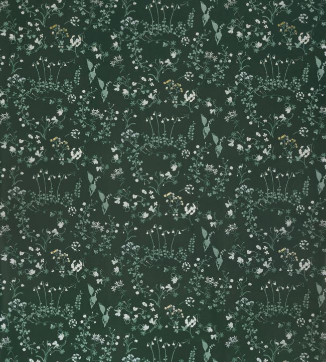Botanica Wallpaper - Woodland Green - BG2400201 - Barneby Gates