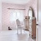 Boudoir Beauty Wallpaper - Pink - Shabby Chic