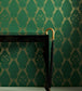 Boxing Hares Wallpaper - Billiard Green - BG0400 - 101 - Barneby Gates