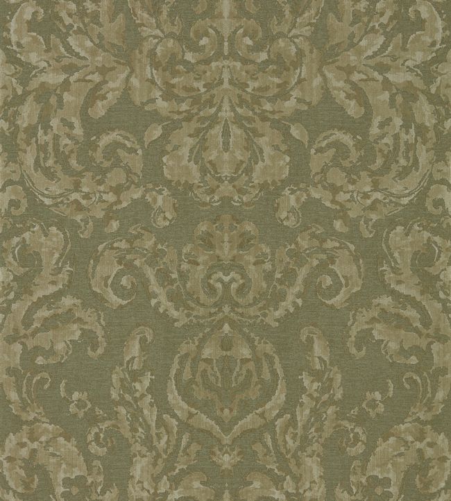 Brocatello Wallpaper - Olivine - ZPAL312680 - Zoffany