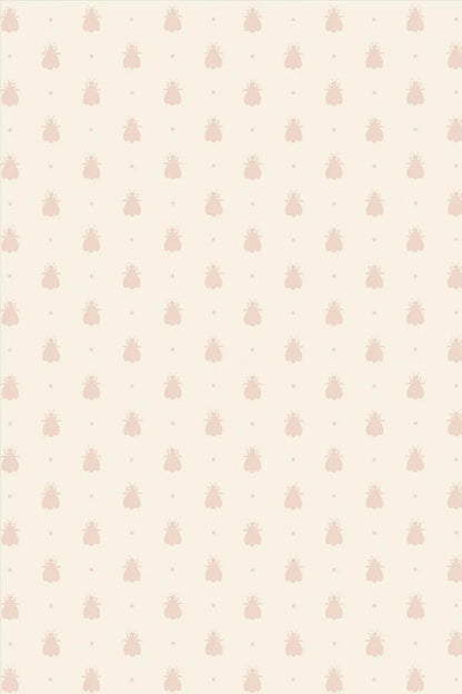 Bumble Bee Wallpaper - Pink - 594
