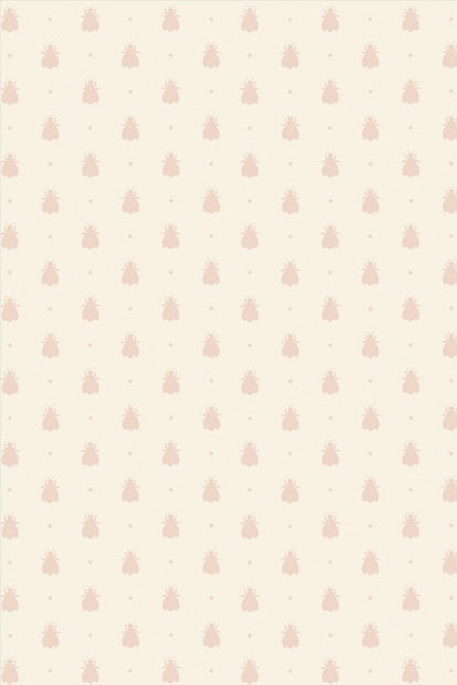 Bumble Bee Wallpaper - Pink - 594 - Farrow & Ball