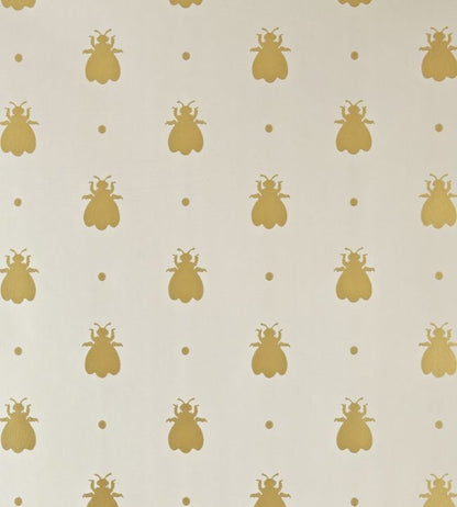 Bumble Bee Wallpaper - Shaded White - 525 - Farrow & Ball