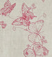 Butterflies Fabric - Raspberry - BGF010-501 - Barneby Gates