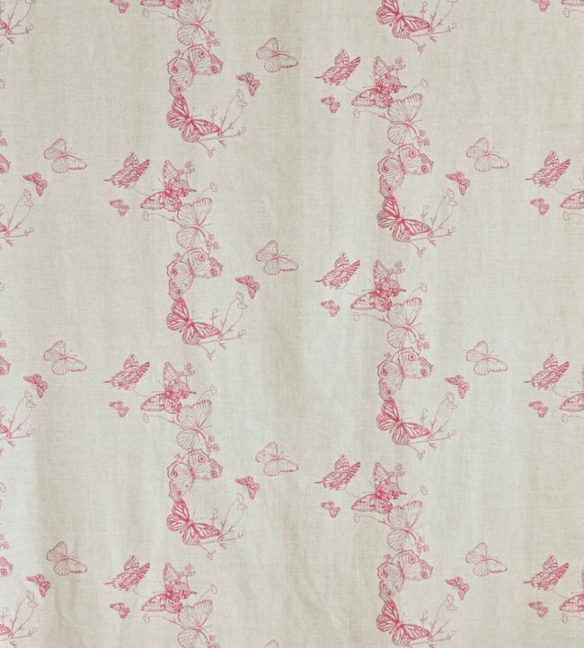 Butterflies Fabric - Raspberry - BGF010-501 - Barneby Gates