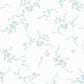 Butterflies Wallpaper - Duck Egg - Shabby Chic