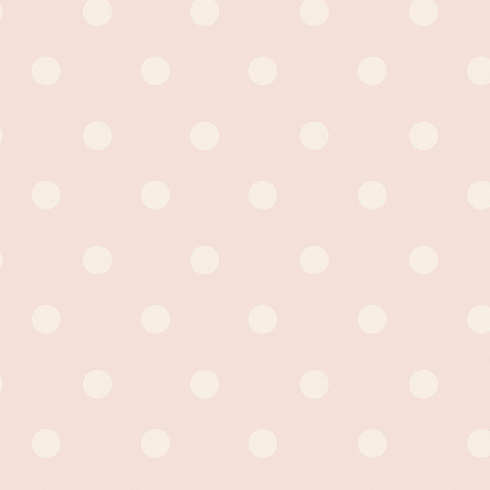 Button Spot Wallpaper - Pink - 125520 - Cath Kidston