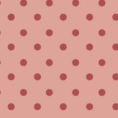 Button Spot Wallpaper - Pink & Red - 125521 - Cath Kidston