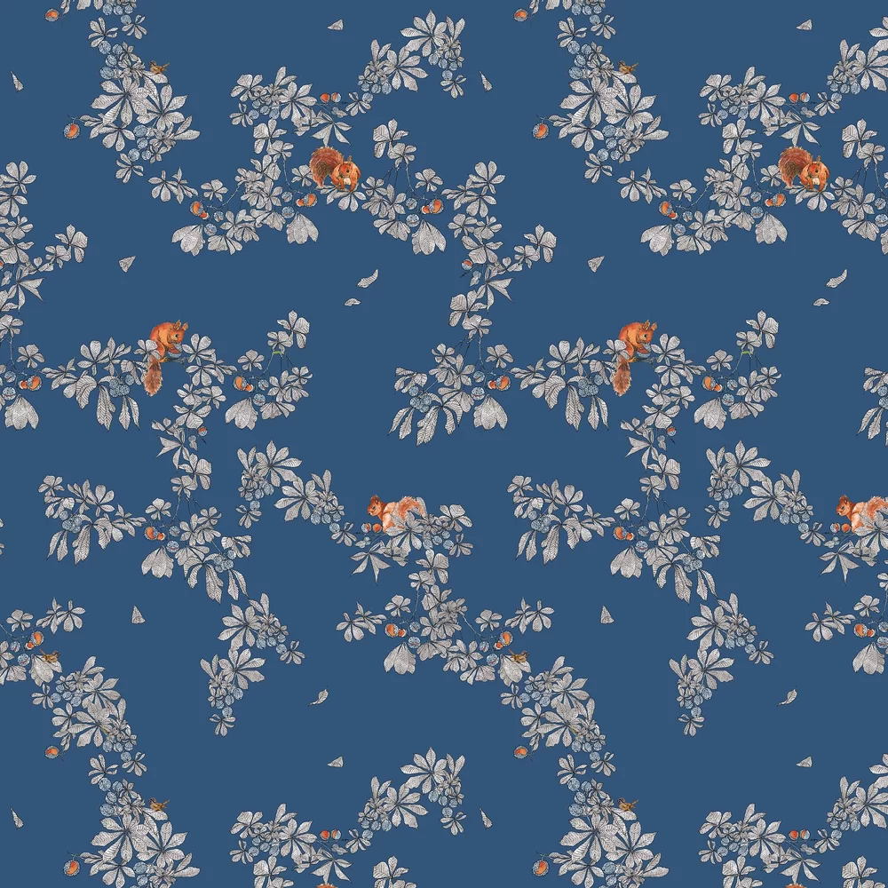 Conkers Wallpaper - Midnight - Petronella Hall