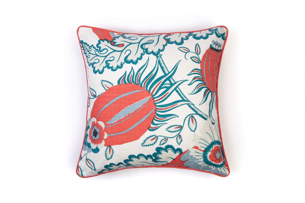 Carnival Coral Cushion
