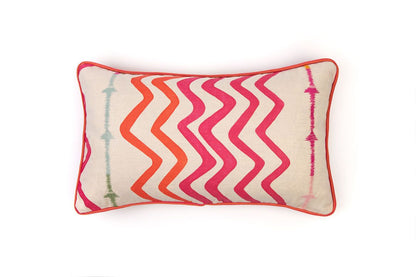 Rick Rack Hot Pink Cushion