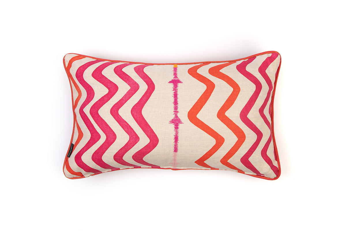Rick Rack Hot Pink Back Cushion