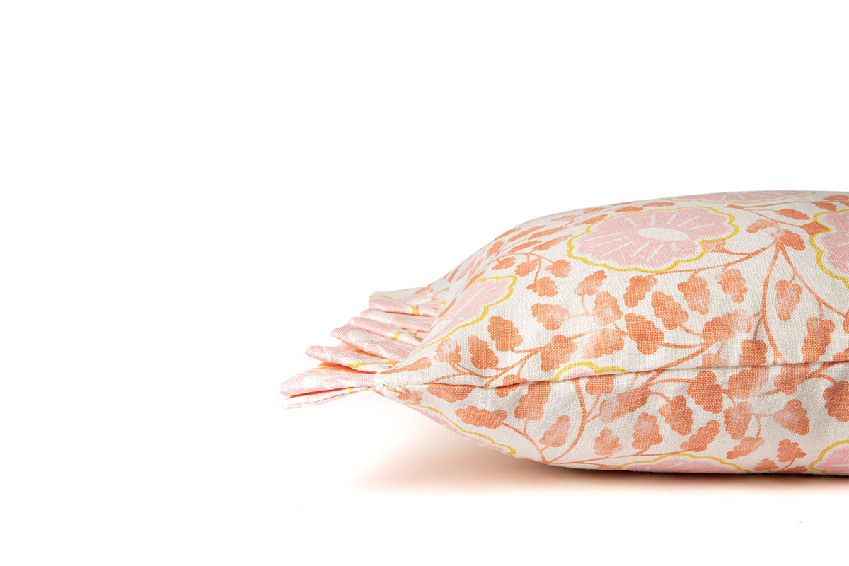 Punch Paisley Peach Side Cushion