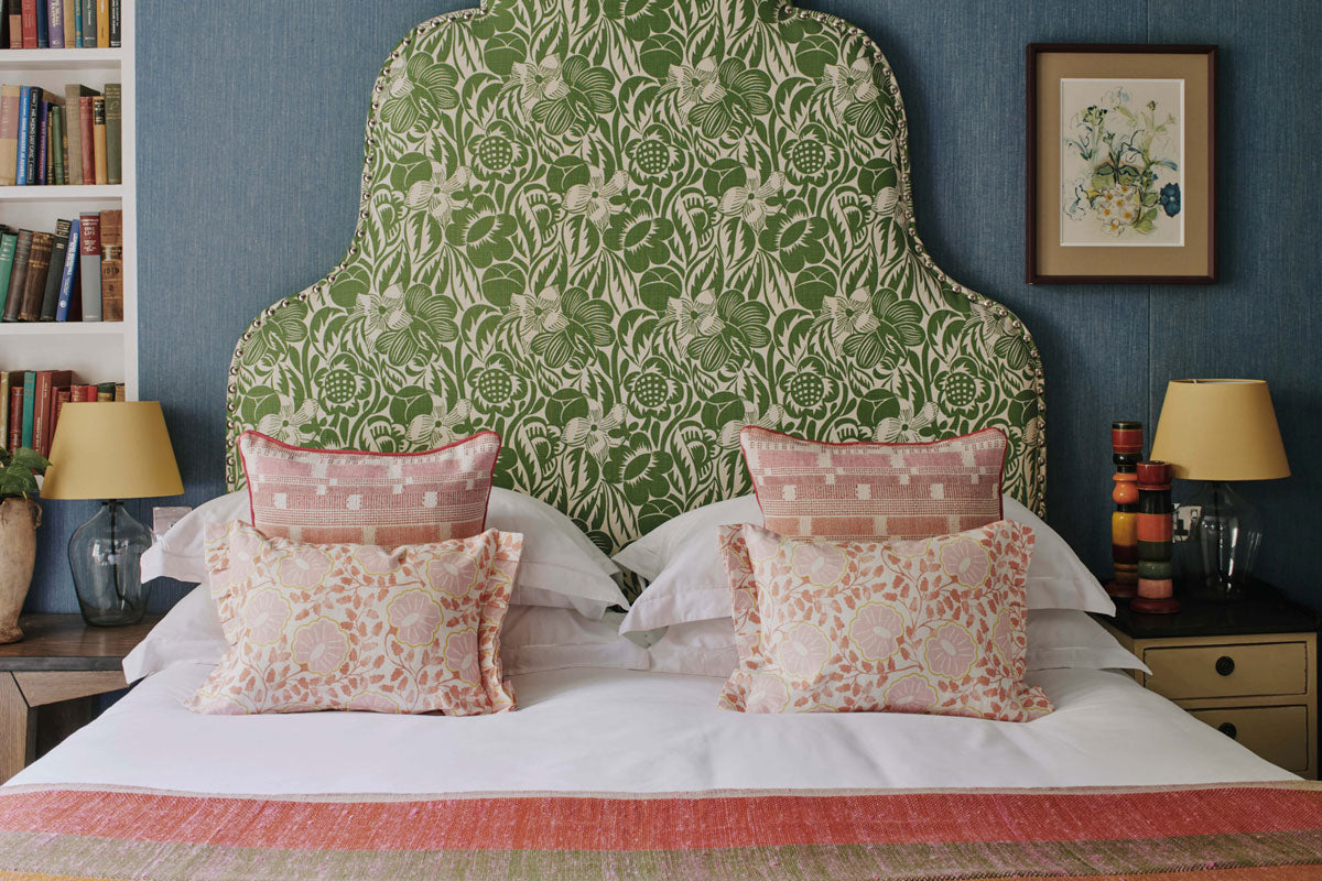 Punch Paisley Peach Room Cushion