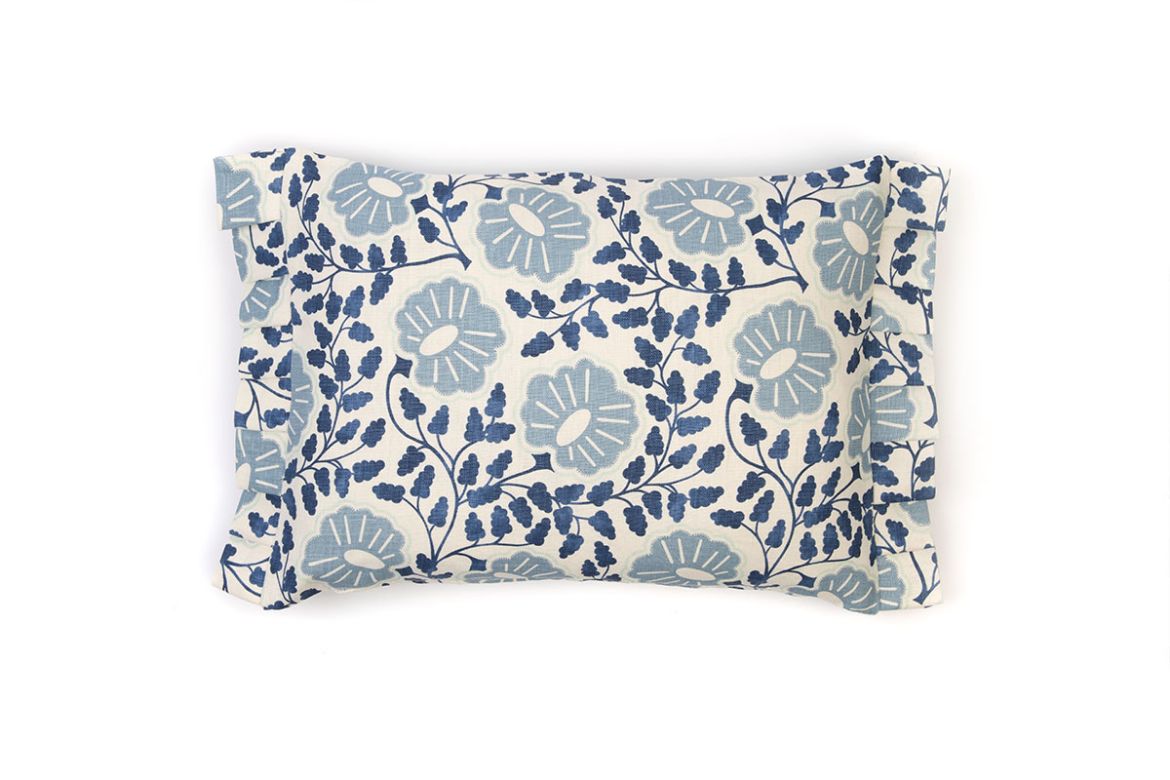 Punch Paisley Denim Cushion