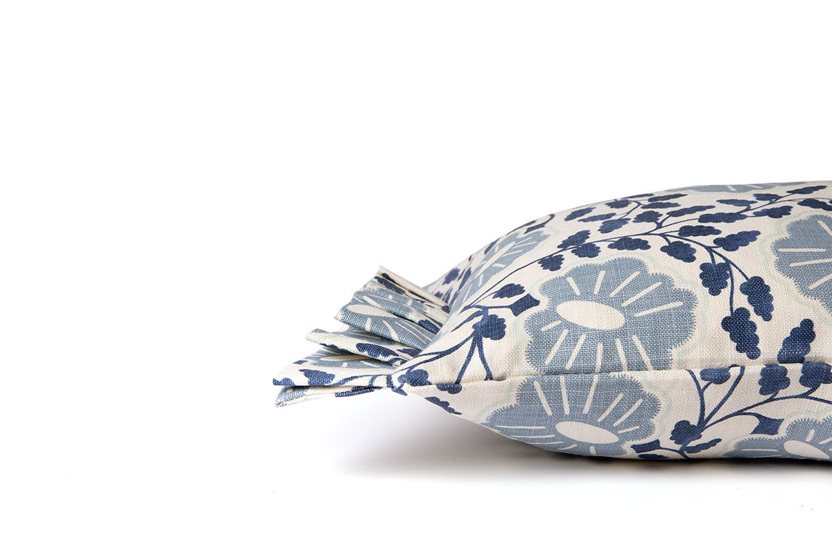 Punch Paisley Denim Side Cushion