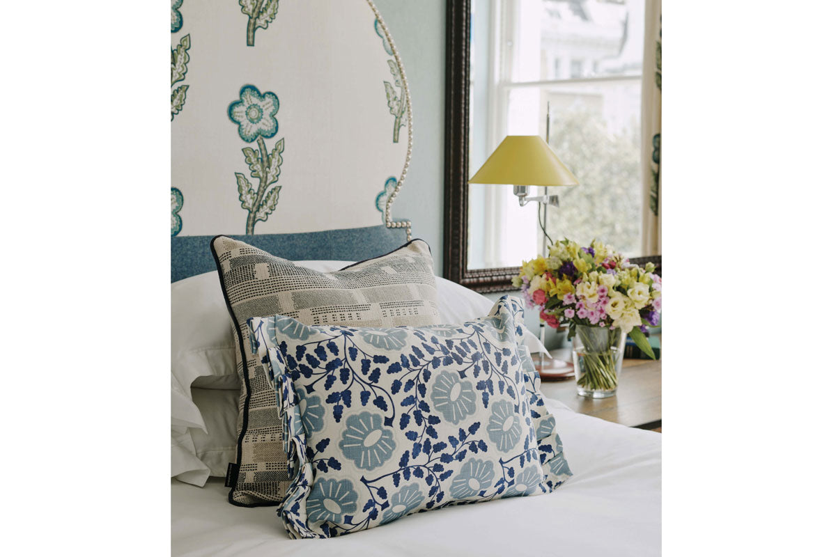 Punch Paisley Denim Room Cushion