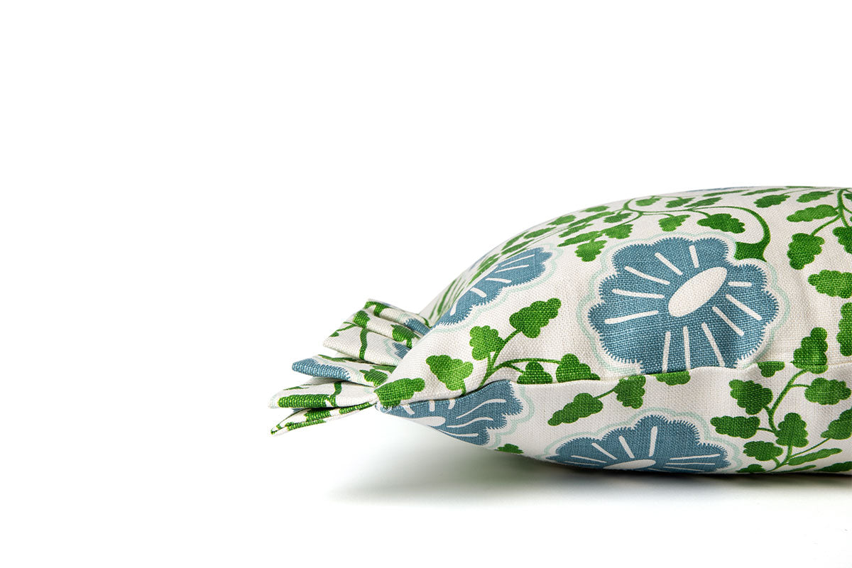 Punch Paisley Green Side Cushion