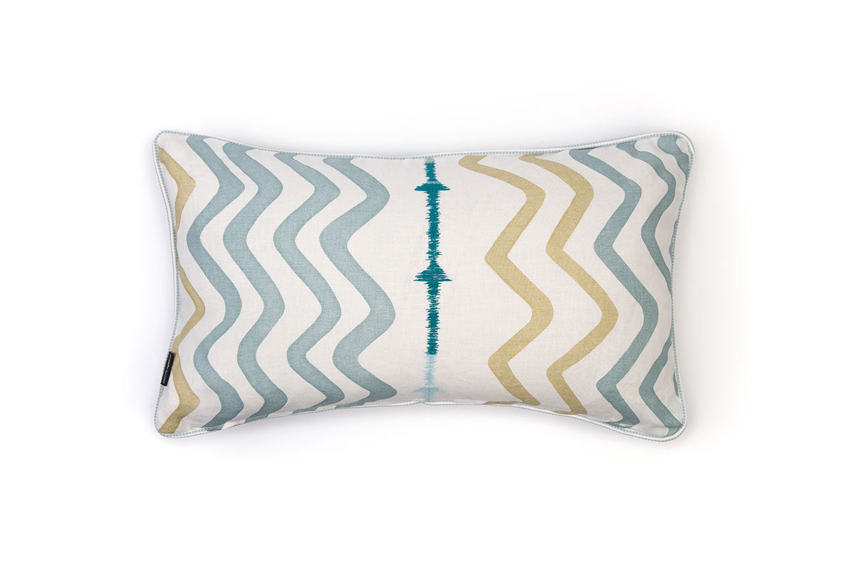Rick Rack Sage Back Cushion