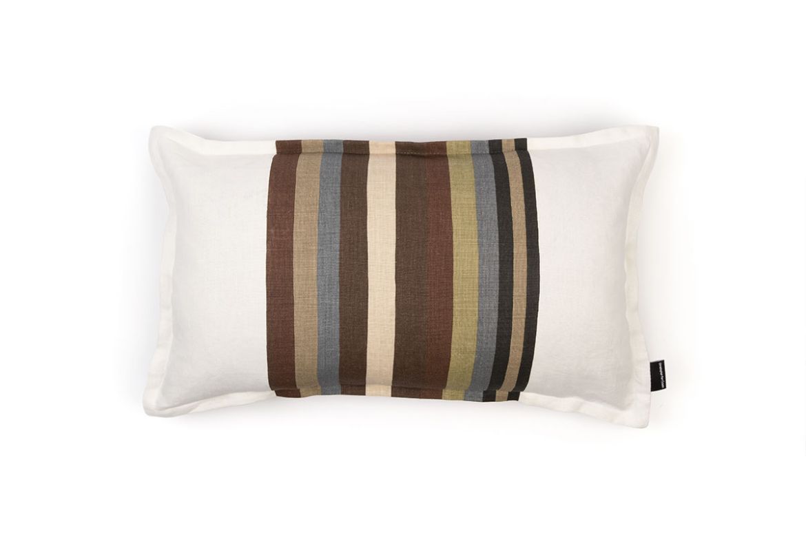 Vertical Chocolate Cushion