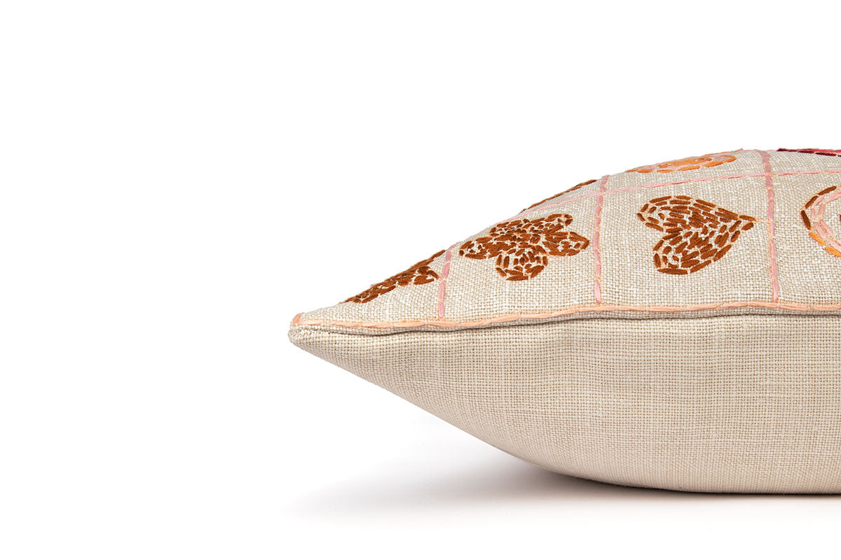 Refugee Craft Group Squares Side Cushion