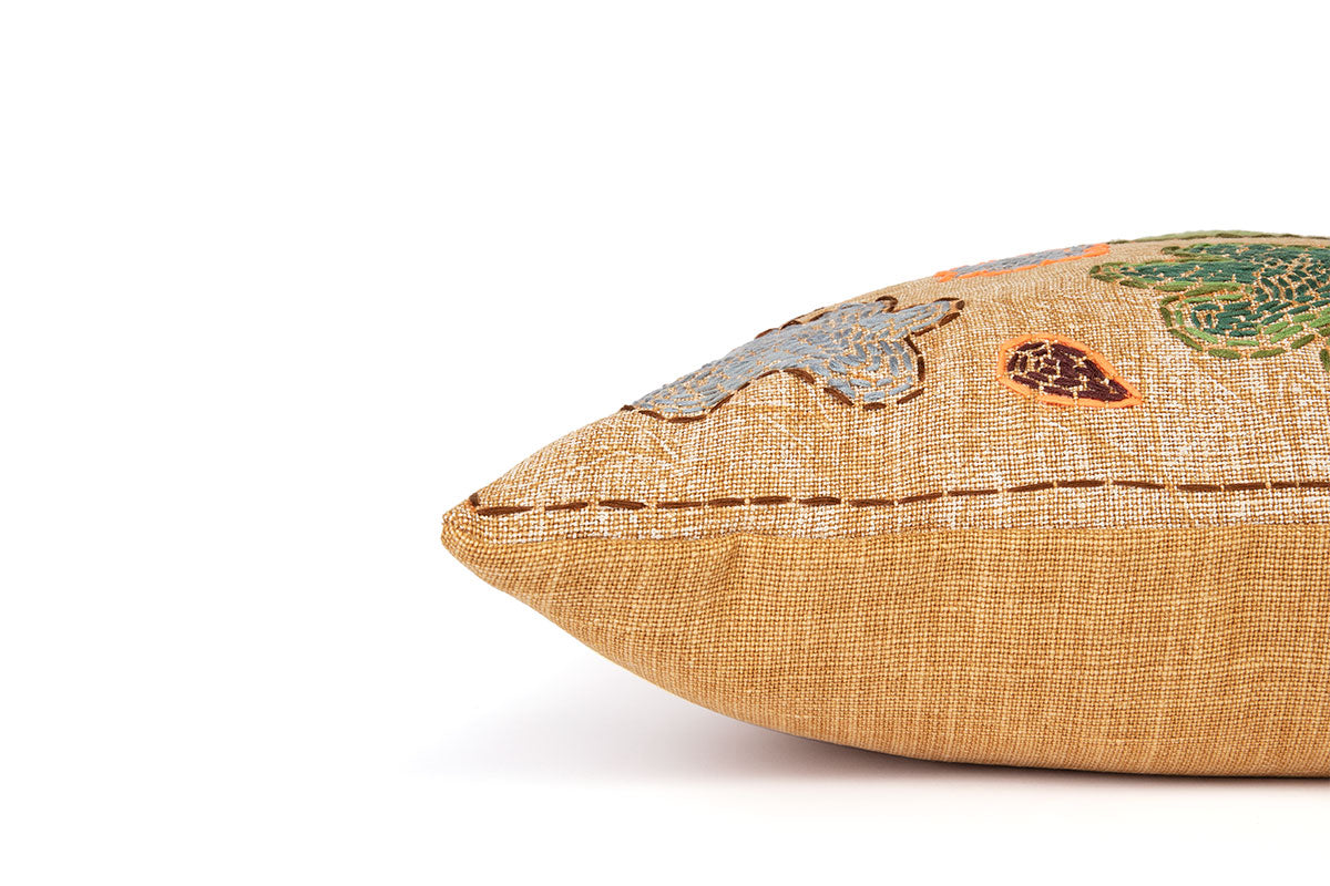 Refugee Craft Group Tree Tops Side Cushion