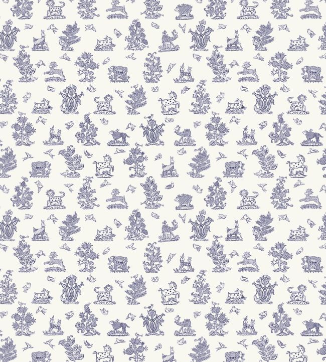 Beasties Fabric - Blue