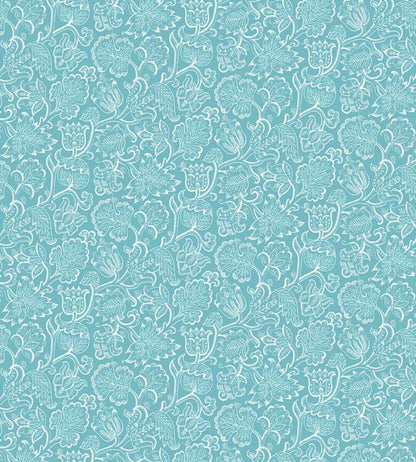 Jacobean Fabric - Blue