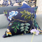 Porcelaine De Chine Velours Indigo Cushion - Designers Guild