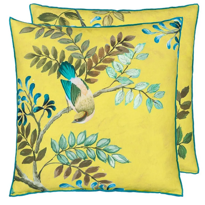 Porcelaine De Chine Alchemilla Linen Cushion - Designers Guild