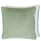 Cassia Cord Antique Jade Velvet Cushion