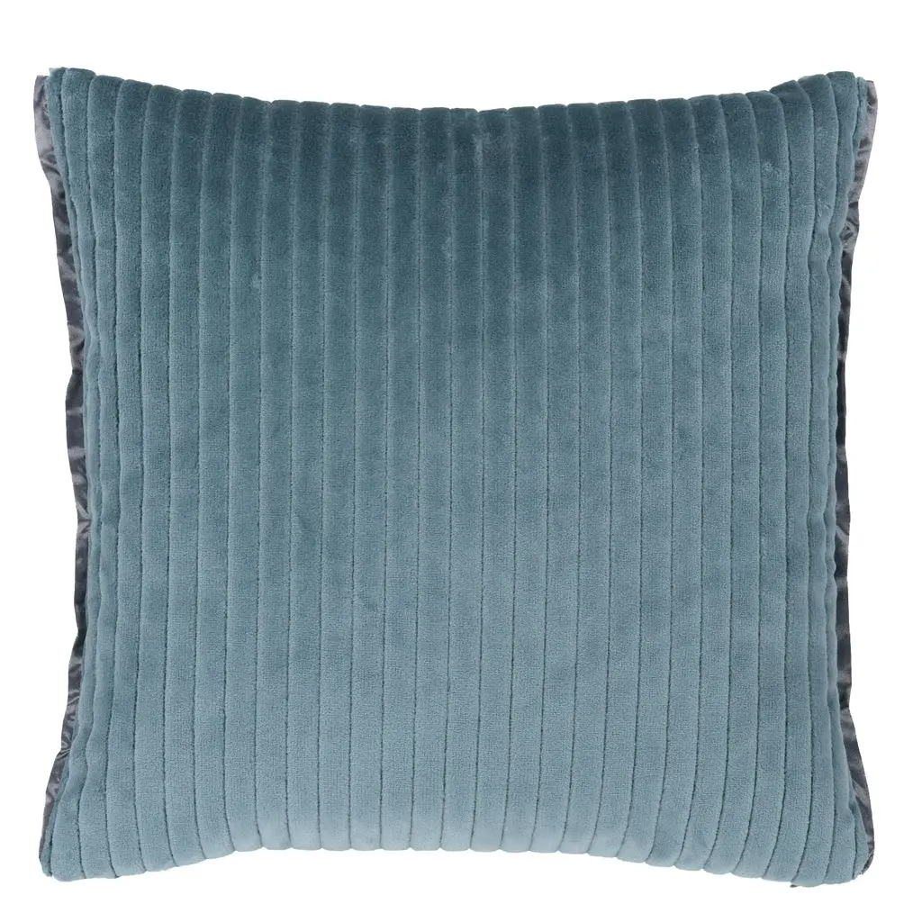 Cassia Cord Mist Velvet Cushion