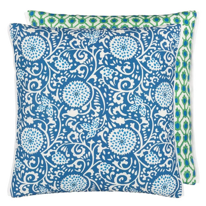Outdoor Shaqui Prussian Cushion - Designers Guild