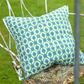 Outdoor Shaqui Prussian Cushion - Designers Guild