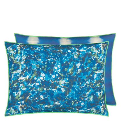 Outdoor Odisha Cobalt Cushion - Designers Guild