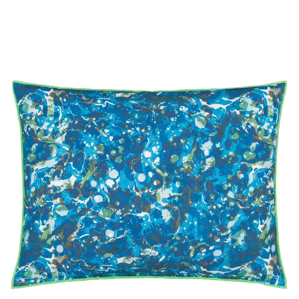 Outdoor Odisha Cobalt Cushion - Designers Guild