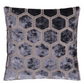 Manipur Graphite Velvet Cushion - Designers Guild